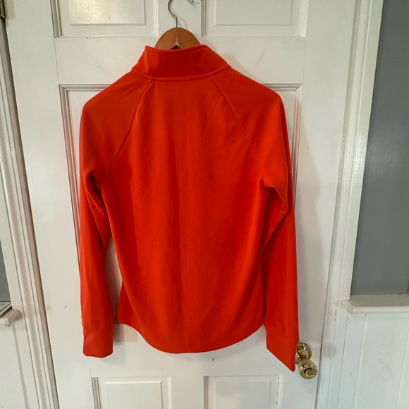 Bucknell University orange quarter snap fitted ladies size medium top.. like New - Picture 5 of 8